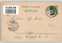 37290 W3447 Abterode 1898 Lithographie Meissner Schwalbenthal Höllental Hotel Frau Holle Ruine