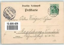 38889 O3721 Wendefurth 1903 Lithographie Gasthaus zur Erholung Gartenwirtschaft