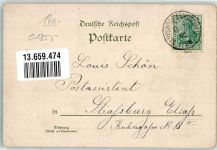 01855 O8361 Saupsdorf 1902 Lithographie Schule Kirche Gasthaus Henke
