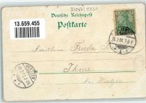 37547 W3350 Greene b Kreiensen 1901 Lithographie Greener Burg Greener Viadukt Warenhaus Schmidt