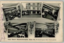 1070 Wien 7. Bezirk, Neubau 1917 Foto AK Gasthaus Mondscheinkeller Mondscheingasse