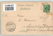 35274 W3575 Kirchhain 1900 Lithographie Holzhausen Gemeindeplatz Diakonissenheim Schloß