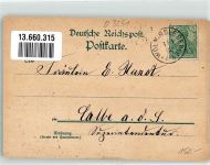 39435 O3251 Wolmirsleben 1902 Lithographie Bahnhof Gasthaus zum goldenen Stern Ev. Kirche Kaiserdenkmal