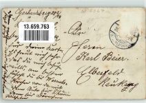 51515 W5067 Kürten 1913 Privatfoto AK Gerhardsberg Bauernhaus Scheune Gänse Ort handschriftlich