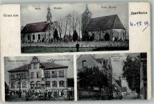 67459 W6737 Böhl-Iggelheim 1919 - Neues Schulhaus Kriegerdenkmal Buchbinderei Schäfer Kath. Kirche Ev. Kirche
