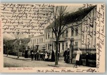 39307 O3280 Genthin 1903 Foto AK Moltkestraße Wohnhaus Nr. 13a