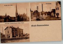 39326 O3213 Groß Ammensleben - Bahnhof Kirche Amt Dorfstraße