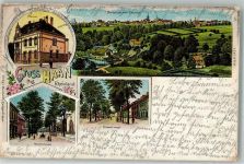 42781 W5657 Haan , Rheinl 1901 Lithographie Postamt Kaiserstraße