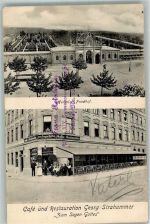 1170 Wien 17. Bezirk, Hernals 1919 Gebrauchsspuren Cafe Gasthaus Strahammer Zum Segen gottes