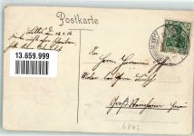 68647 W6843 Biblis 1906 - Hauptstraße Kaufhaus Mischler Rathaus Kriegerdenkmal