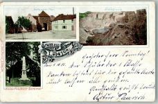 06193 O4106 Löbejün 1906 - Hallesches Tor Steinbruch Kaiser Friedrich-Denkmal