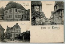 67160 Cleebourg Kleeburg - Dorfstraße Gasthaus zur Linde Schule