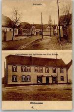 06268 O4241 Obhausen - Dorfstraße Kolonialwaren-Handlung Höhne