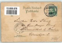 35232 W3563 Herzhausen b Gladenbach 1902 Lithographie Forsthaus Gasthaus Best Bahnhof