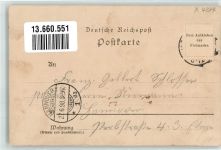 06449 O4321 Neu Königsaue 1898 Lithographie Breitestraße Zuckerfabrik Haedecker Ballsaal