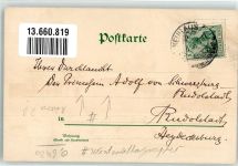 98724 O6420 Neuhaus am Rennweg Winterlithographie Skiläufer Bernhardsteich R.S. Adresse Prinzessin Adolf von Schwarzburg-Rudolstadt