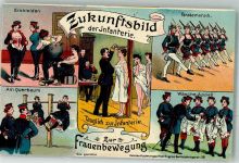 Musterung Humor Erotik Verlag Fentzke 282 Frauenbewegung Künstlerkarte