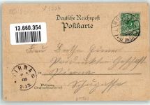 39175 O3104 Gommern 1900 Lithographie Gasthaus Püchel Altes Dorf