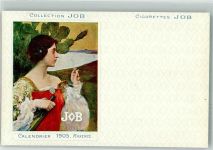 Zigaretten Jugendstil Calendrier 1905 Maxence Collection JOB 1899 Künstlerkarte