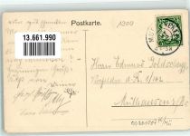 W8000 München !. Deutsches Brahms Fest im Kgl. Odeon Brahms, J. 1909 Lithographie / Künstlerkarte