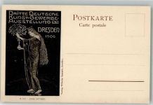 O8000 Dresden 3. Deutsche Kunstgewerbe Ausstellung Jugendstil Kunstausstellung 1906