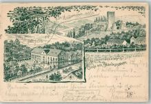 45525 W4320 Blankenstein , Ruhr 1893 Lithographie Vorläufer Druck um 1890 Burg Blankenstein Hotel Petring