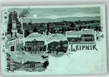 Lipnik nad Becvou Leipnik Gebrauchsspuren Burg Helfenstein Denkmal Josef II. Schule Kurhaus Ringplatz Lithographie