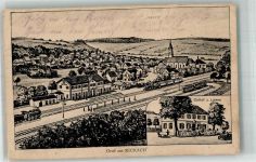 74743 W6966 Seckach 1917 - Bahnhof Gasthaus zum Lamm