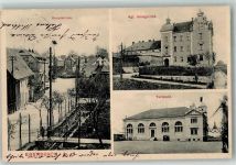02730 O8705 Ebersbach /Sa. 1909 - Hauptstrasse Kgl. Amtsgericht Turnhalle
