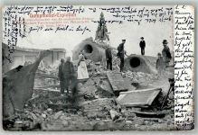 04610 O7404 Meuselwitz , Thür 1904 Foto AK Explosion des Dampkessel auf dem Otto Schacht 3. Sept. 1904