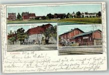 04509 O7271 Krensitz 1908 - Bahnhof Gasthaus zum Roten Hahn