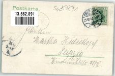 04509 O7271 Krensitz 1908 - Bahnhof Gasthaus zum Roten Hahn
