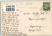 92242 W8452 Hirschau , Oberpf 1909 - Bruckerhof Jagdberg Bauernhof