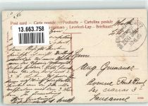 Myslowitz Myslowice 1909 Foto AK Dreikaiserecke Grenze Bismarckturm Portrait Bahnpost Breslau- Kattowitz Zug 350 Briefmarke Bikldseite