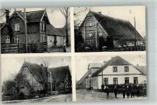 23923 O2440 Schönberg , Meckl 1918 - Dorfstrassen Wohnhäuser Ort handschriftlich