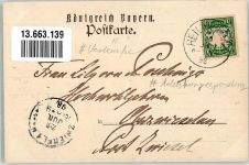 35753 W6349 Greifenstein , Hess - Adelskorrespondenz Vorläufer Burg Greifenstein