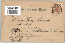 3292 Gaming 1896 Gebrauchsspuren Burg Karthause Schleierfall Kirche Lithographie