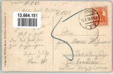 14669 O1551 Etzin 1919 - Kirche Dorfstrasse Gasthaus Krause Nachporto