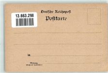 01454 O8142 Radeberg Lithographie Postamt Hotel zum Kaiserhof