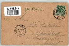 Sonderburg Sonderborg 1898 Gebrauchsspuren Düppel- Denkmal Düpppel- Mühle Kurhaus Insel Alsen Lithographie