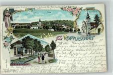 8362 Ruppersdorf 1902 Gebrauchsspuren Wallfahrts- Kirche Handlung Hössel Lithographie