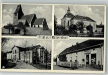 Sprottau Szprotawa 1936 Foto AK Kirche Geschäft Schloss rückersdorf