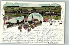 Cimer Schamers 1899 Gebrauchsspuren Kirche St. Aegidius Marktplatz Lithographie