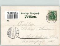 99765 O5501 Görsbach 1902 Lithographie Gasthaus zur Post Stadttor Gasthaus Möhrling