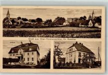 Thomaswaldau Tomaszów Boleslawiecki 1928 Foto AK Schloss ev. Schule