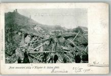 Klapy Klapay 1900 Foto AK Katastrophe Klapem