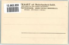 Sumatra Foto AK Tracht Freidhof Schloss