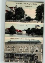10115 O1120 Weißensee - Lindenberg Dorfstrasse Gasthaus zum Kronprinzen Ort lt. Stempel