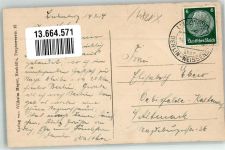 10115 O1120 Weißensee - Lindenberg Dorfstrasse Gasthaus zum Kronprinzen Ort lt. Stempel