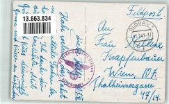 Glogau Glogow 1941 Foto AK Feldpost WK II Res. Lazarett Denkmal Bahnhof Hindenburgbrücke Schloss
